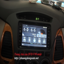 Phương đông Auto Màn DVD Sadosonic V99 theo xe INNOVA - KM camera lùi hồng ngoại